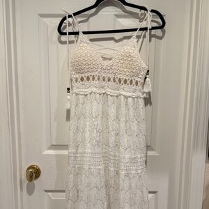 Crochet & Lace Lined Dress